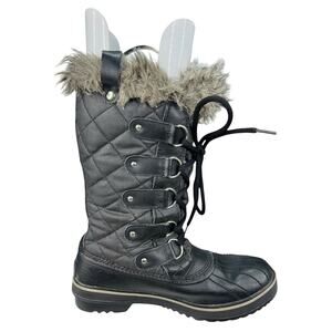 Sorel Women’s Tofino Black Waterproof Winter Boot Size US 7.5